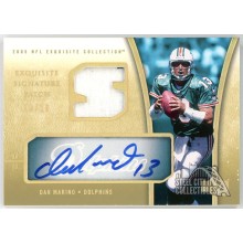 Dan Marino 2005 Upper Deck Exquisite Patch Autograph Card #ESP-DM1 10/10