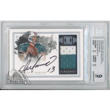 Dan Marino 2016 Panini Impeccable Elegance Patch Auto Card 01/10 BGS 9 Auto 10