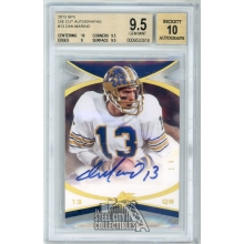 Dan Marino 2013 Upper Deck SPX Die Cut Autograph Card #13 BGS 9.5 Auto 10 1/5