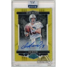 Dan Marino 2018 Panini Honors Gold Prizm Autograph Card #2 06/15