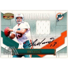 Dan Marino 2008 Donruss Gridiron Gear Performers Patch Auto Card #P-12 10/13