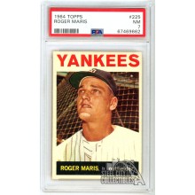 Roger Maris 1964 Topps Card #225 PSA 7 NM (662)