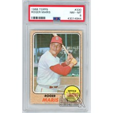 Roger Maris 1968 Topps Card #330 PSA 8 NM-MT (944)
