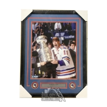 Mark Messier Autographed Framed 16x20 Photo - Steiner COA