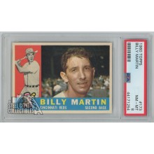 Billy Martin 1960 Topps Card #173 PSA 8 NM-MT