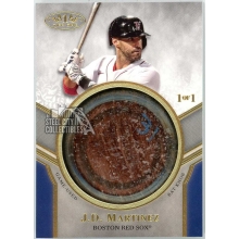 JD Martinez 2021 Topps Tier One Game-Used Bat Knob Card #BKR-JDM 1/1