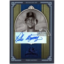 Pedro Martinez 2005 Donruss Diamond Kings Autograph Card #41 1/1 (EDGE WEAR)