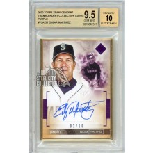 Edgar Martinez 2020 Topps Transcendent Purple Autograph Card #TCA-EM 3/10 BGS 9.5