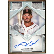 JD Martinez 2019 Topps Transcendent Platinum Autograph Card #TCA-JM 1/1