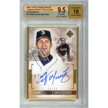 Edgar Martinez 2020 Topps Transcendent Autograph Card #TCA-EM 13/25 BGS 9.5