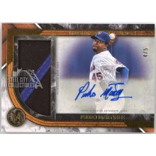 Pedro Martinez 2022 Topps Museum Momentous Material Patch Autograph Card #MMJPA-PM 4/5