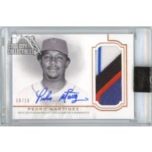 Pedro Martinez 2020 Topps Dynasty Game-Used Patch Autograph Card #DAP-PM4 10/10