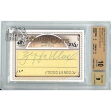 Zeppo Marx 2009 UD SP Legendary Cuts Mystery Cuts Auto Card 27/31 BGS 10 Auto 9