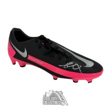 Mason Mount Autographed Nike Phantom GT Black/Pink Soccer Cleat - BAS (Left)