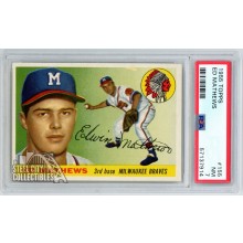Eddie "Ed" Mathews 1955 Topps Card #155 PSA 7 NM (914)