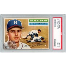 Eddie "Ed" Mathews 1956 Topps Card #107 PSA 7 NM (234)