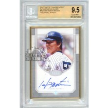 Hideki Matsui 2017 Topps Transcendent Silver Autograph Card #TCA-HM 3/15 BGS 9.5