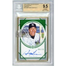 Hideki Matsui 2018 Topps Transcendent Emerald Autograph Card TCA-HM 8/15 BGS 9.5
