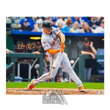 Matt Chapman Autographed San Francisco Giants 16x20 Baseball Photo - BAS (Slightly Damaged Auto)