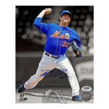Matt Harvey Autographed New York 8x10 Photo - PSA/DNA