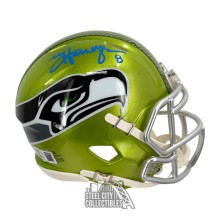 Matt Hasselbeck Autographed Seattle Seahawks Flash Mini Football Helmet - BAS
