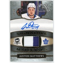 Auston Matthews 2018-19 Upper Deck The Cup Signature Materials Patch Auto 05/10