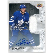 Auston Matthews 2019-20 Upper Deck Engrained Patch Autograph Card #24 11/15
