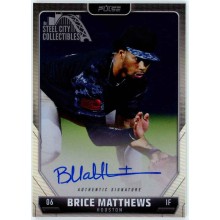 Brice Matthews 2024 Topps Pulse Rookie Autograph Card #A-BMA