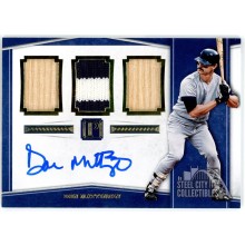 Don Mattingly 2016 Panini Pantheon Triple Relic Autograph Card #PST-DM 2/5