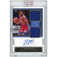 Tyrese Maxey 2020-21 Panini One & One Dual Jersey Rookie Autograph Card #RDJ-TYM 39/99