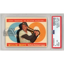 Willie Mays 1960 Topps Baseball All-Star Card #564 PSA 6 (382)