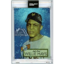 Willie Mays Topps Project 2020 Card #128 1952 Topps By Don C