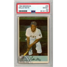 Willie Mays 1954 Bowman Card #89 PSA 2.5 Good+