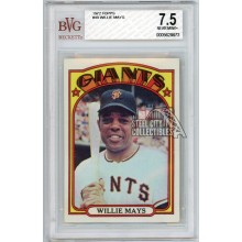 Willie Mays 1972 Topps Baseball Card #49 BVG 7.5