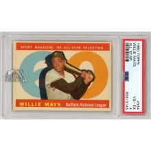 Willie Mays 1960 Topps Baseball All-Star Card #564 PSA 4