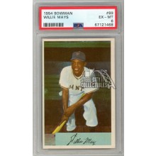 Willie Mays 1954 Bowman Baseball Card #89 PSA 6