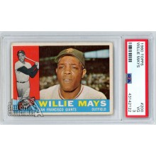 Willie Mays 1960 Topps Card #200 PSA 3 VG