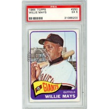 Willie Mays 1965 Topps Baseball Card #250 PSA 5