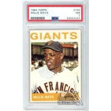 Willie Mays 1964 Topps Card #150 PSA 7 NM