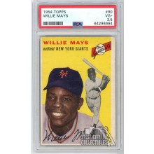 Willie Mays 1954 Topps Card #90 PSA 3.5 VG+ (664)