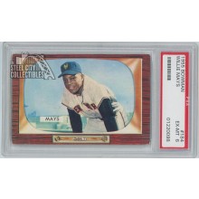 Willie Mays 1955 Bowman Card #184 PSA 6 EX-MT