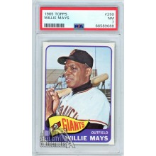 Willie Mays 1965 Topps Card #250 PSA 7 NM