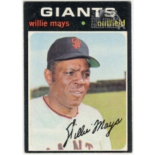 Willie Mays 1971 Topps Card #600