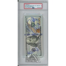 Floyd Mayweather Jr 50-0 & $$ INSC Autographed $100 Bill PSA/DNA Gem Mt 10