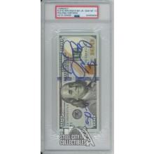 Floyd Mayweather Jr 50-0 & $ INSC Autographed $100 Bill PSA/DNA Gem Mt 10