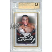 Floyd Mayweather Jr 2017 Transcendent Autograph Purple 5/10 BGS 9.5 AUTO 10