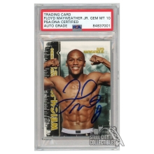 Floyd Mayweather Jr 2010 Sport Kings Ringside Gold Weigh-Ins Autograph Card #56 PSA/DNA 10