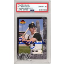 Bill Mazeroski 2001 Topps American Pie Autograph Card #6 PSA/DNA 10