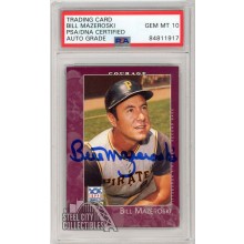 Bill Mazeroski 2002 Topps American Pie Autograph Card #3 PSA/DNA 10