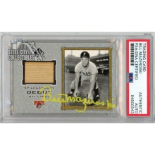 Bill Mazeroski 2001 Upper Deck SP Legendary Cuts Bat Autograph Card #D-BM PSA/DNA (Yellow)